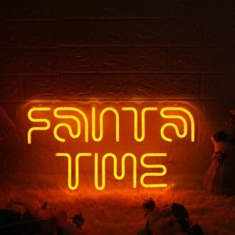 Fanta Time Orange Neon Sign