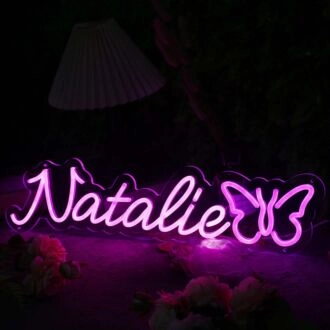 Natalie Pink Neon Sign