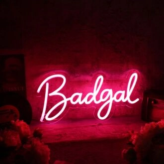 Badgal Red Neon Sign