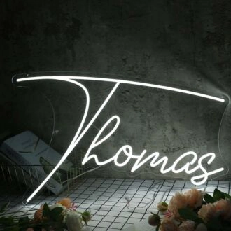 Thomas White Name Neon Sign