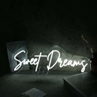 Sweet Dream White Custom Neon Sign
