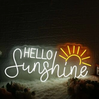 Hello Sunshine Custom LED Neon Sign