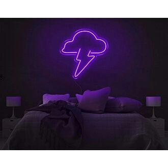 Cloud Lightning Neon Sign