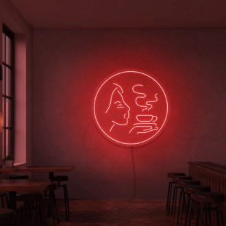 Kaffee-Aroma-Neonschild