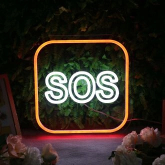 SOS Custom Neon Sign