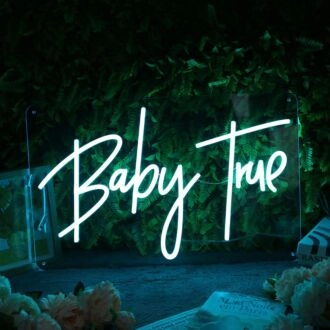 Baby True Blue Neon Sign