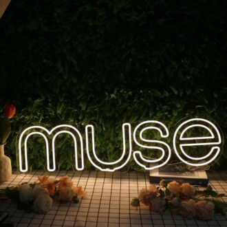 Muse Yellow Neon Sign