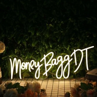 Money Bagg DT Yellow Neon Sign