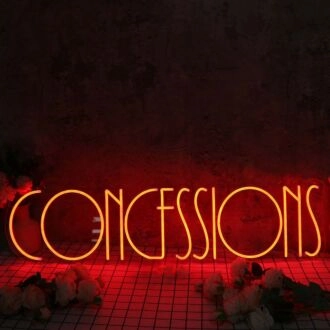 Concessions Red Neon Sign
