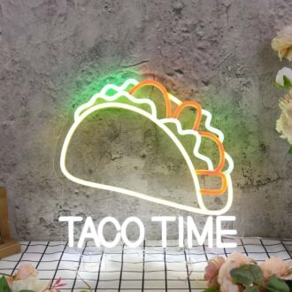 Taco Time Custom Neon Sign