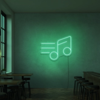Musiknoten-Neonzeichen