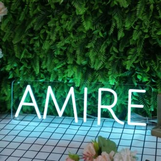 Amire Blue Neon Sign
