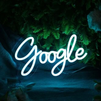 Google Blue Neon Sign