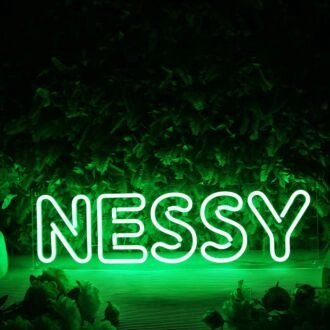 Nessy Green Neon Sign