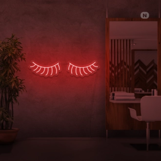 Eyelash Neon Sign