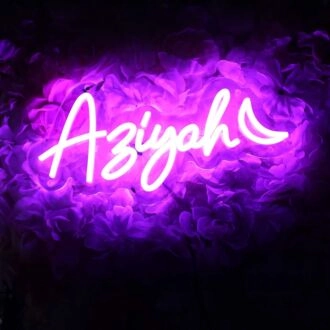 Ariyah Purple Neon Sign