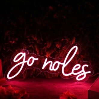 Go Noles Red Neon Sign