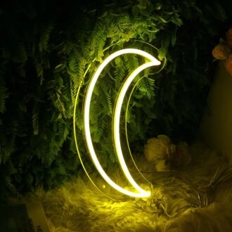 Lack Of Moon Yellow Neon Sign