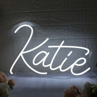 Katie White Neon Sign