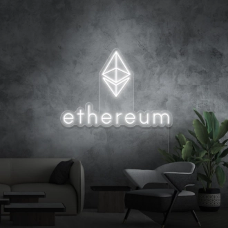 Ethereum neon signs