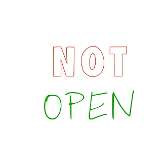 Mario Custom Not open neon sign 18 inch