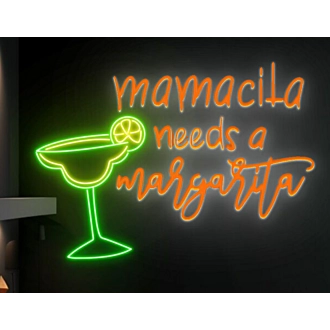 Custom Mamacita Needs A Margarita Led Neon Sign 40inch
