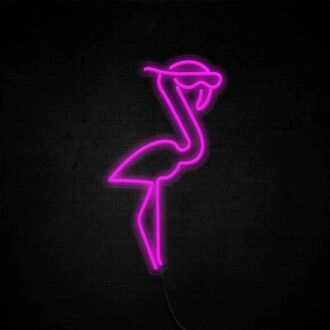 Mike Custom Talk Birdie To Me Separate 80 inch + Flamingo Neon Sign 60inch