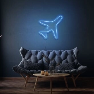 Flugzeug LED Neon Schild