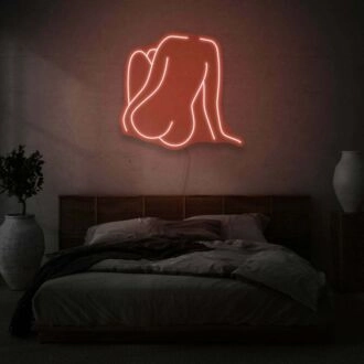 Sexy Frauenrücken LED-Neonzeichen