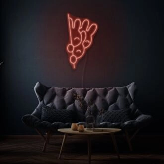 Peeking Bunny LED Neon Sign