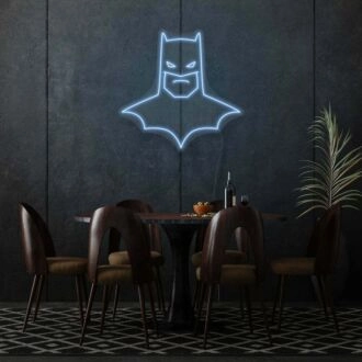 Batman Neonkunst - Dunkler Ritters geheimnisvolles Licht