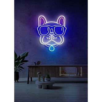 Bulldog Neon Sign Canine Courage and Loyalty in Light