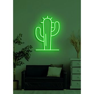 Cactus Neon Light Desert Cool and Prickly Fun