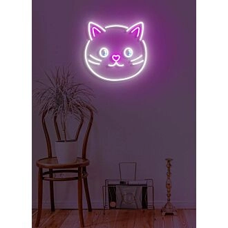 Katze Neon Skurriler Charme für Katzenliebhaber