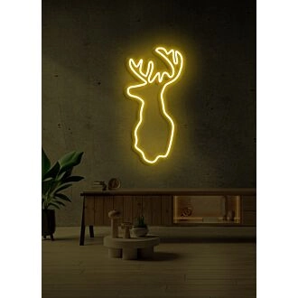 Deer LED Neon Sign Majestic Nature and Grace