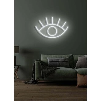 Auge Neon Blick Tief und Einsichtsvolle Beleuchtung