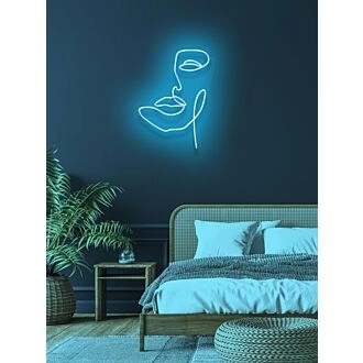 Gesicht Neon Kunst Erforschung von Identität und Ausdruck