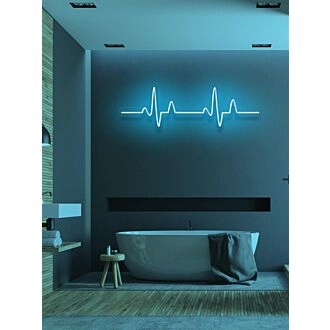 Heart Beat LED Neon Capturing Life's Rhythms in Glow