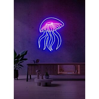 Quallen-Neonlicht, ätherische Schönheit und ozeanische Ruhe