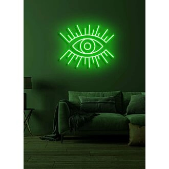 The eye All-Seeing Neon for Insightful Spaces