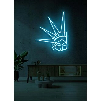 Crown Neon Regal Elegance in Luminous Form