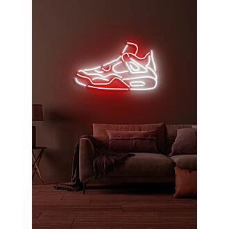Sneaker Stilvolles Neon-Tribut an die Sneaker-Kultur