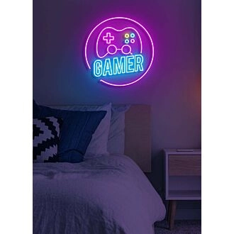 Customize Gamer Neon Proud Identification for Gaming Enthusiasts