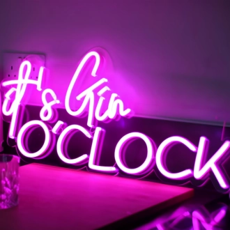 Gin O'Clock - Light Up Your Room with the Timeless Elegance of Gin