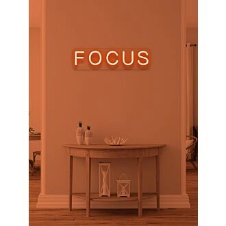 Focus Neon for Inspiring Concentration and Determination