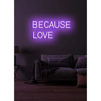 Because love Neon Echoes of Affection