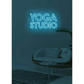 Yoga Studio Neon Peace for Mindful Spaces