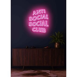 Anti Social Social Club Highlight Individuality with Distinctive Neon