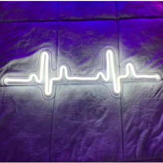 Herzschlag Fühle den Puls des Lebens mit Neonkunst