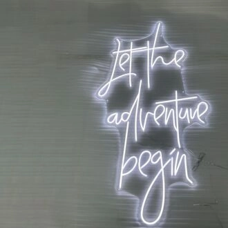 Let The Adventure Begin Neon Sign: Illuminate Your Journey Ahead